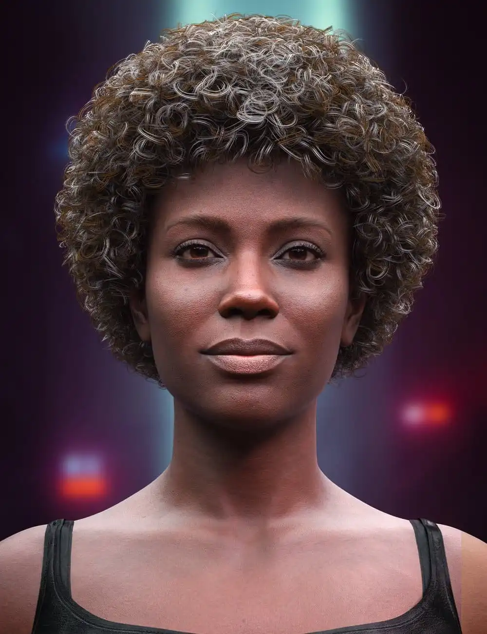 M3D Curly Hair for Genesis 9_DAZ3DDL