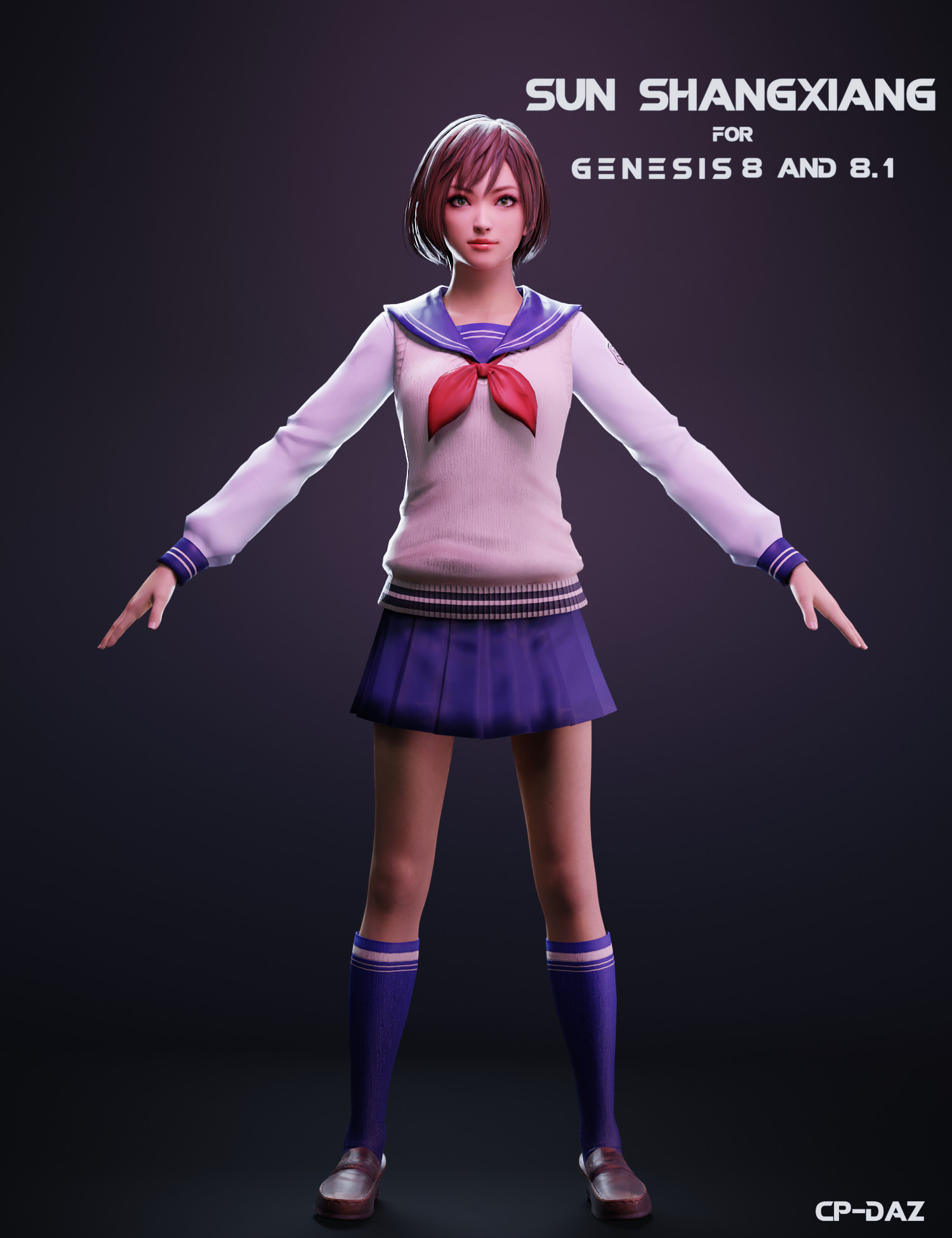 Sun Shangxiang For Genesis 8 And 8.1 Female_DAZ3DDL