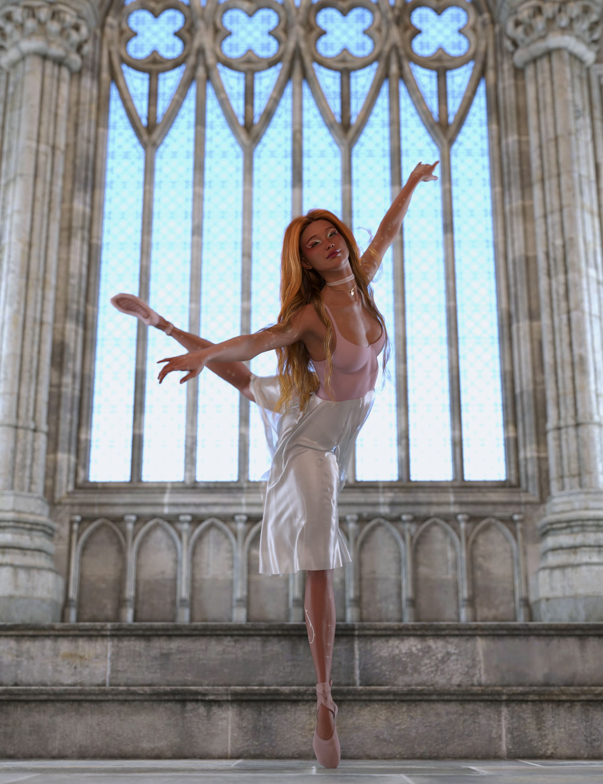 Sweet Grace Ballet Poses for Genesis 9_DAZ3D下载站
