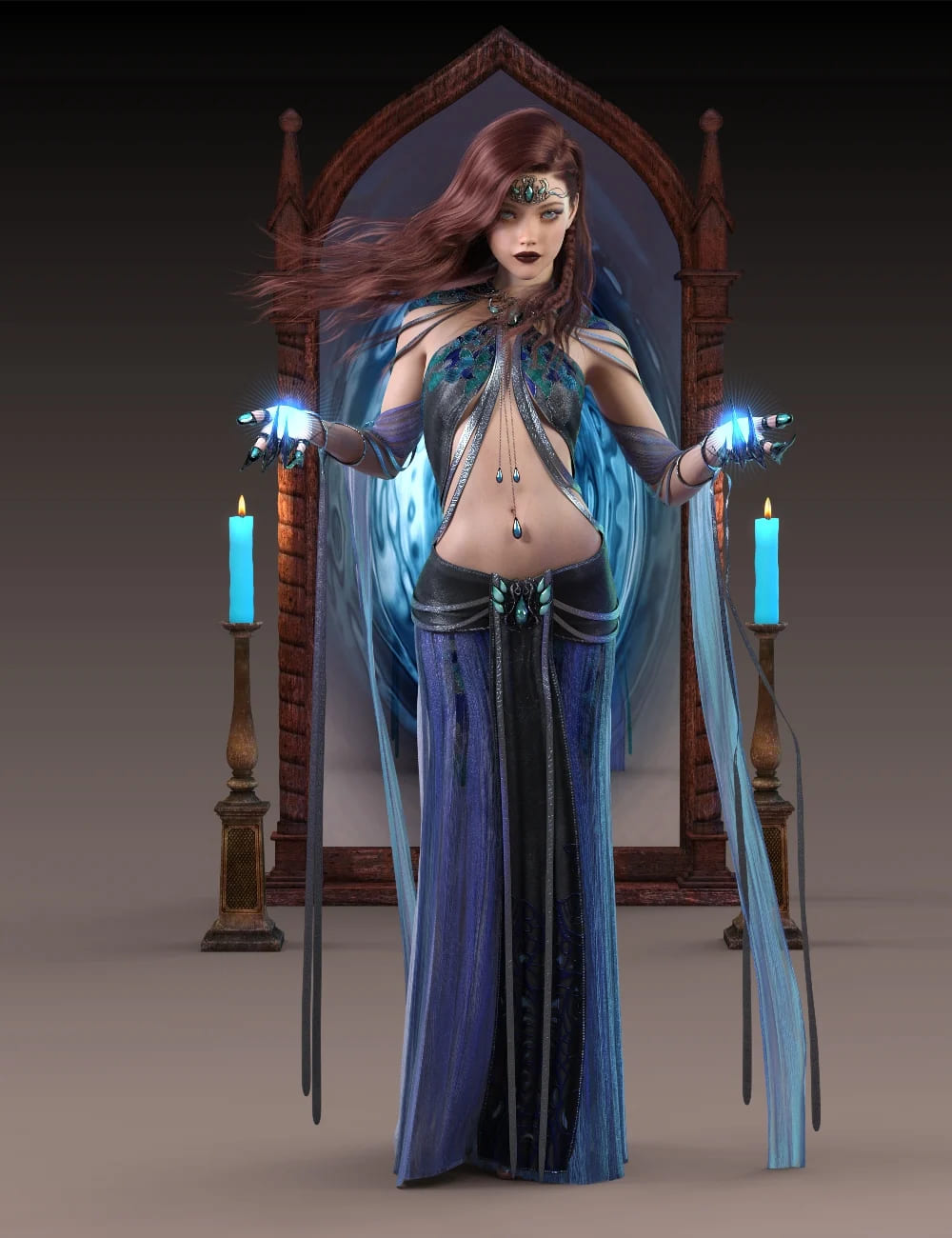 Witchery Poses for Genesis 9, 8, and 3_DAZ3DDL