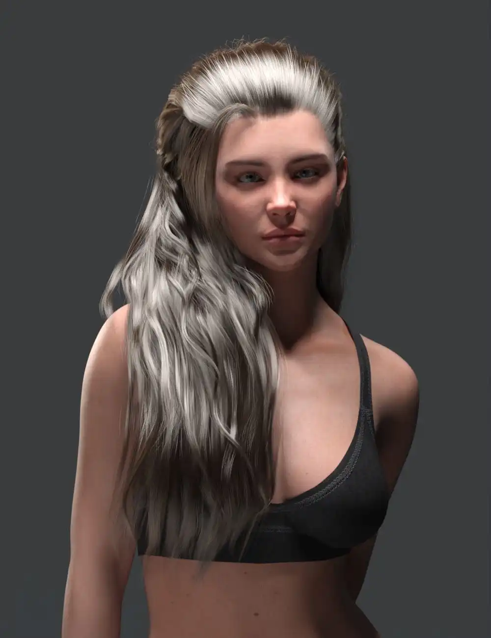 Wuqu Hair for Genesis 9_DAZ3D下载站