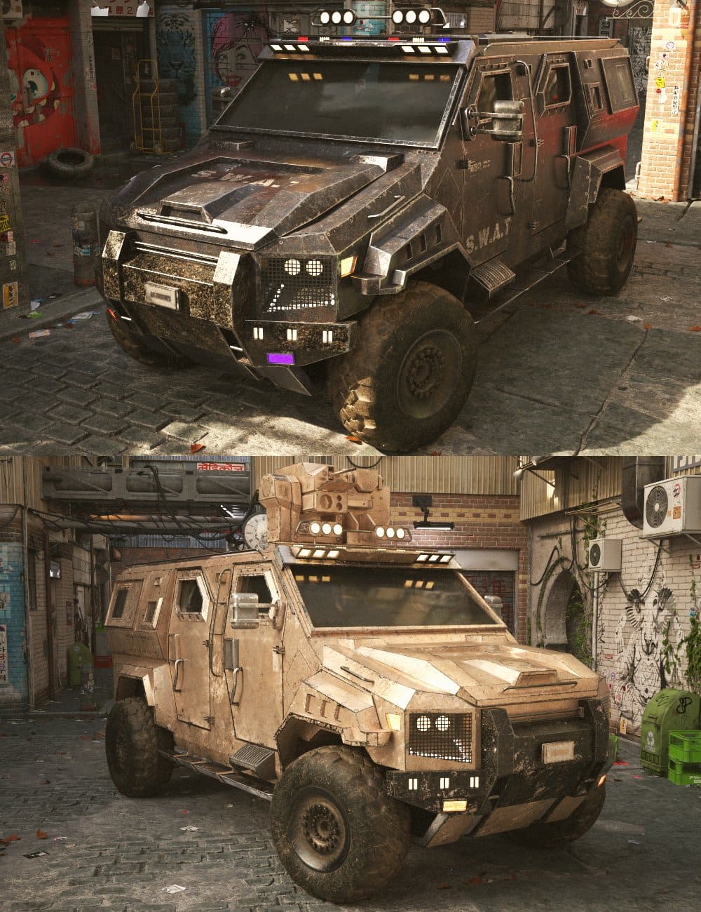 XI Armored Patrol Vehicle_DAZ3D下载站