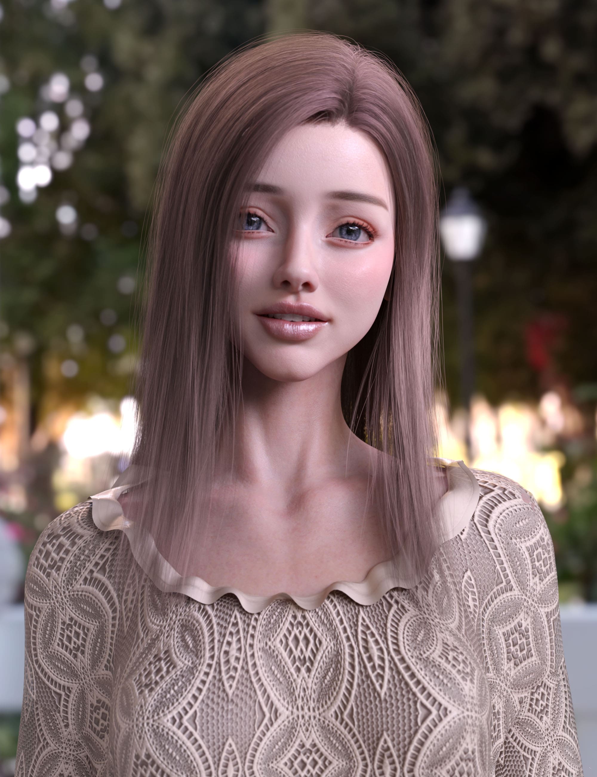 BS Long Hair for Genesis 8, 8.1, and 9_DAZ3D下载站