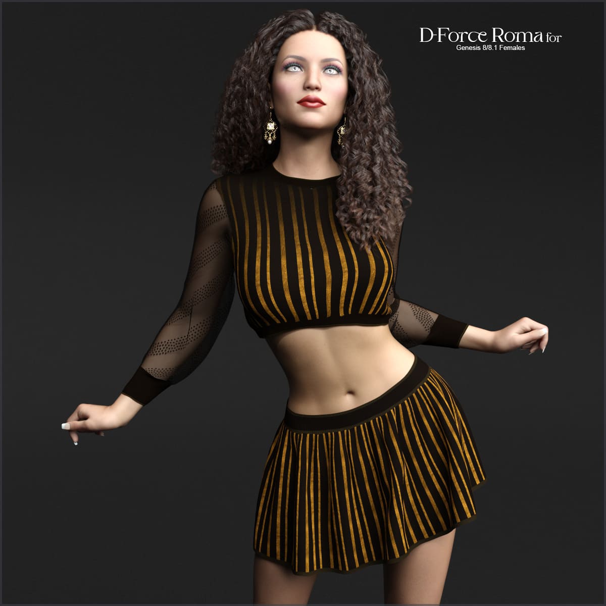 D-Force Roma for G8F and G8.1F_DAZ3D下载站