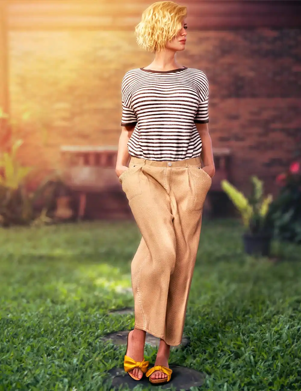 dforce Spring Outfit for Genesis 9_DAZ3DDL
