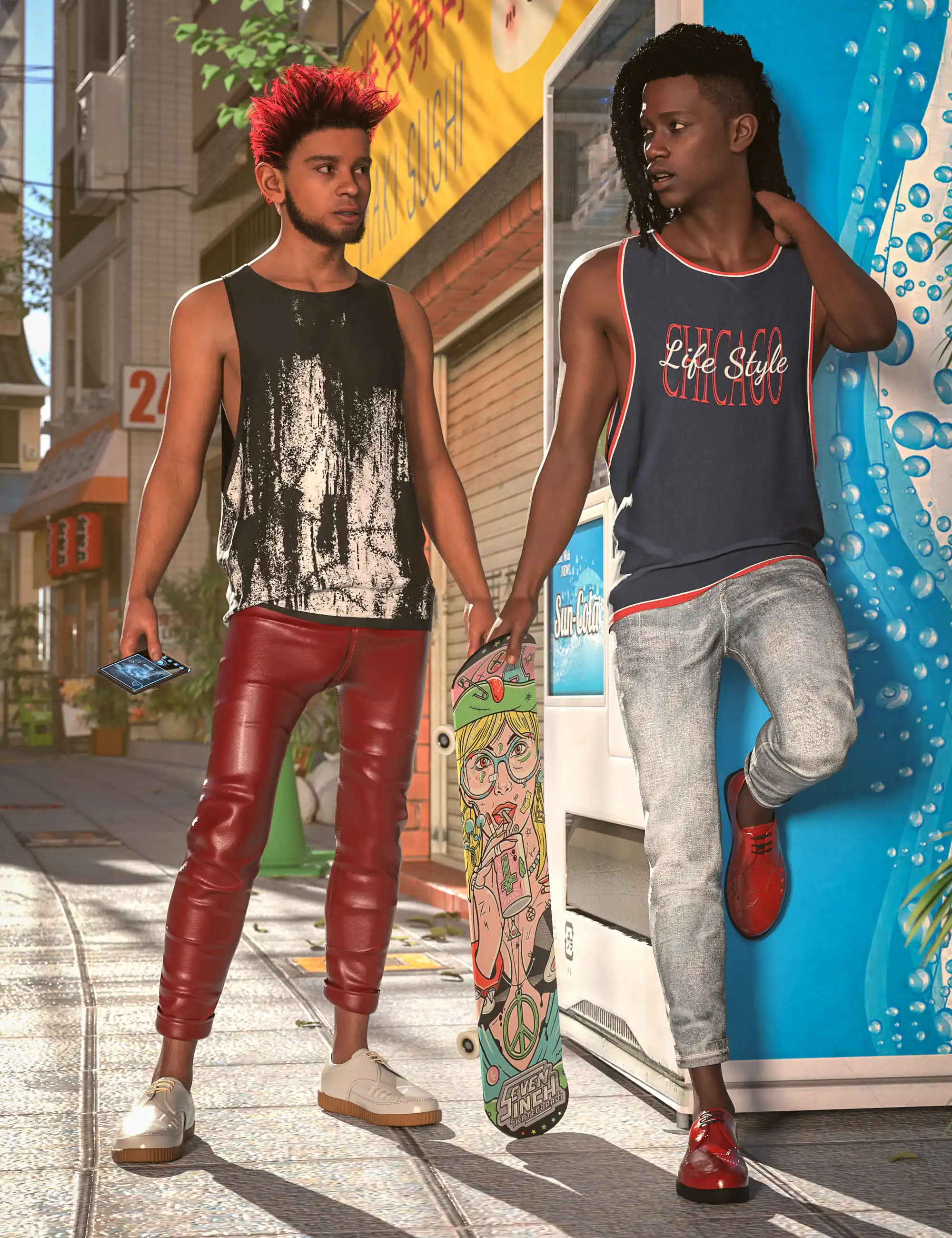 dforce Street Style Texture Add-on_DAZ3DDL