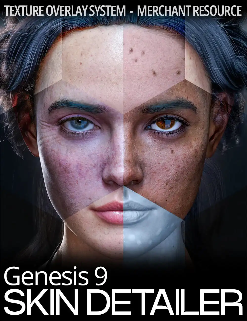 Skin Detailer For Genesis 9 Merchant Resource_DAZ3D下载站