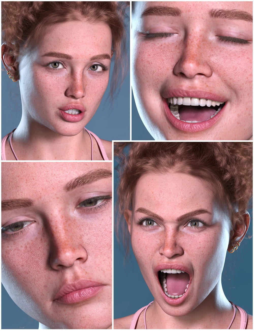 V 100 Must Have Expressions for Victoria 9_DAZ3D下载站