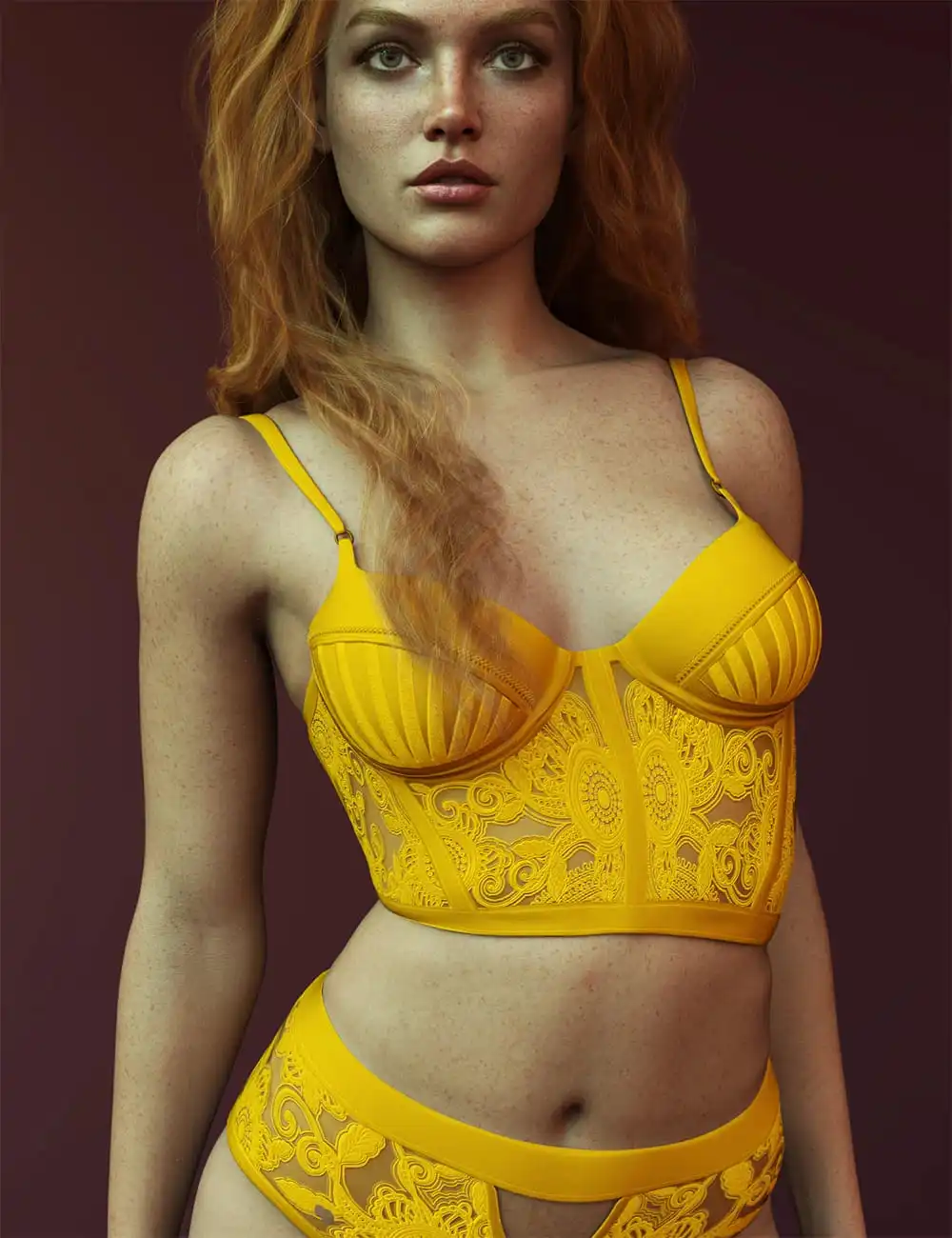 X-Fashion In Cute Lingerie for Genesis 9_DAZ3DDL