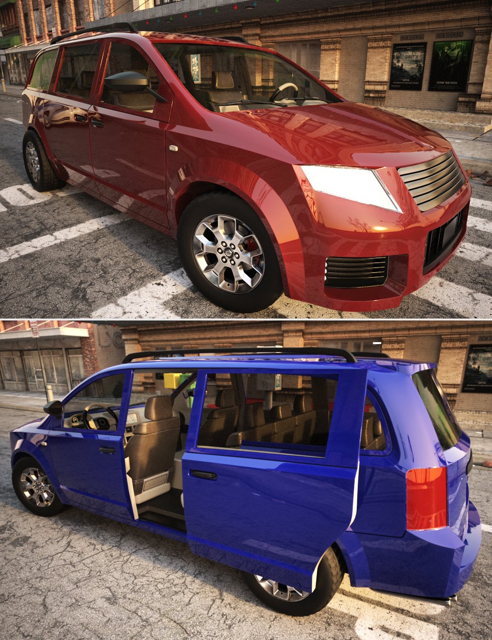 XI Prevalent Minivan_DAZ3D下载站