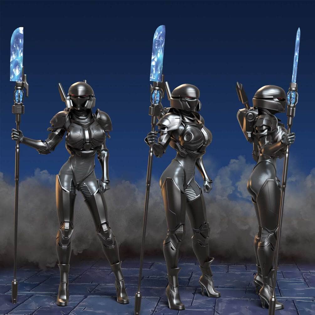 Abrion Lancer Heavy Armor Outfit For Genesis 8 And 8.1 Female_DAZ3D下载站