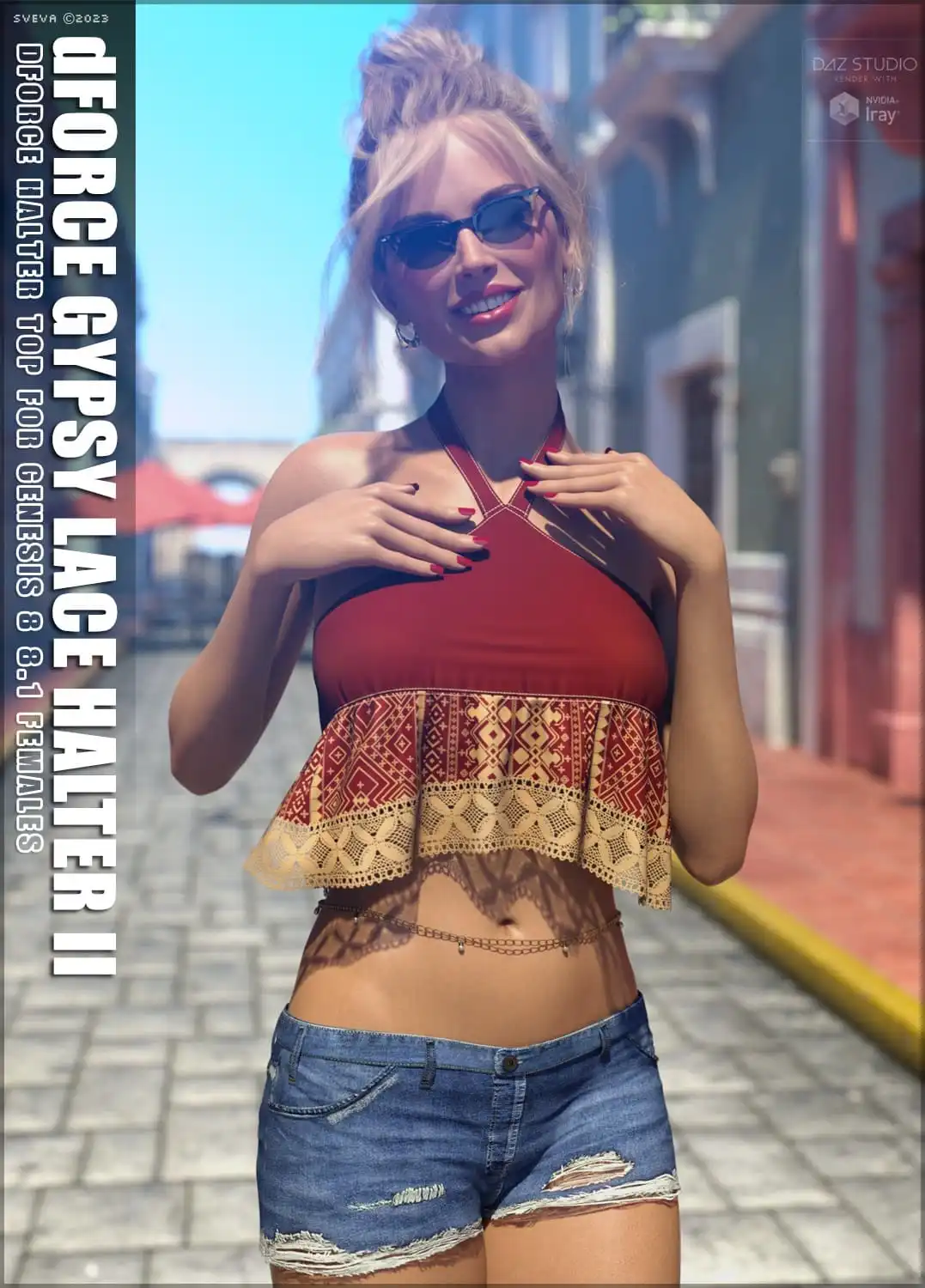 dForce Gypsy Lace Halter II_DAZ3DDL