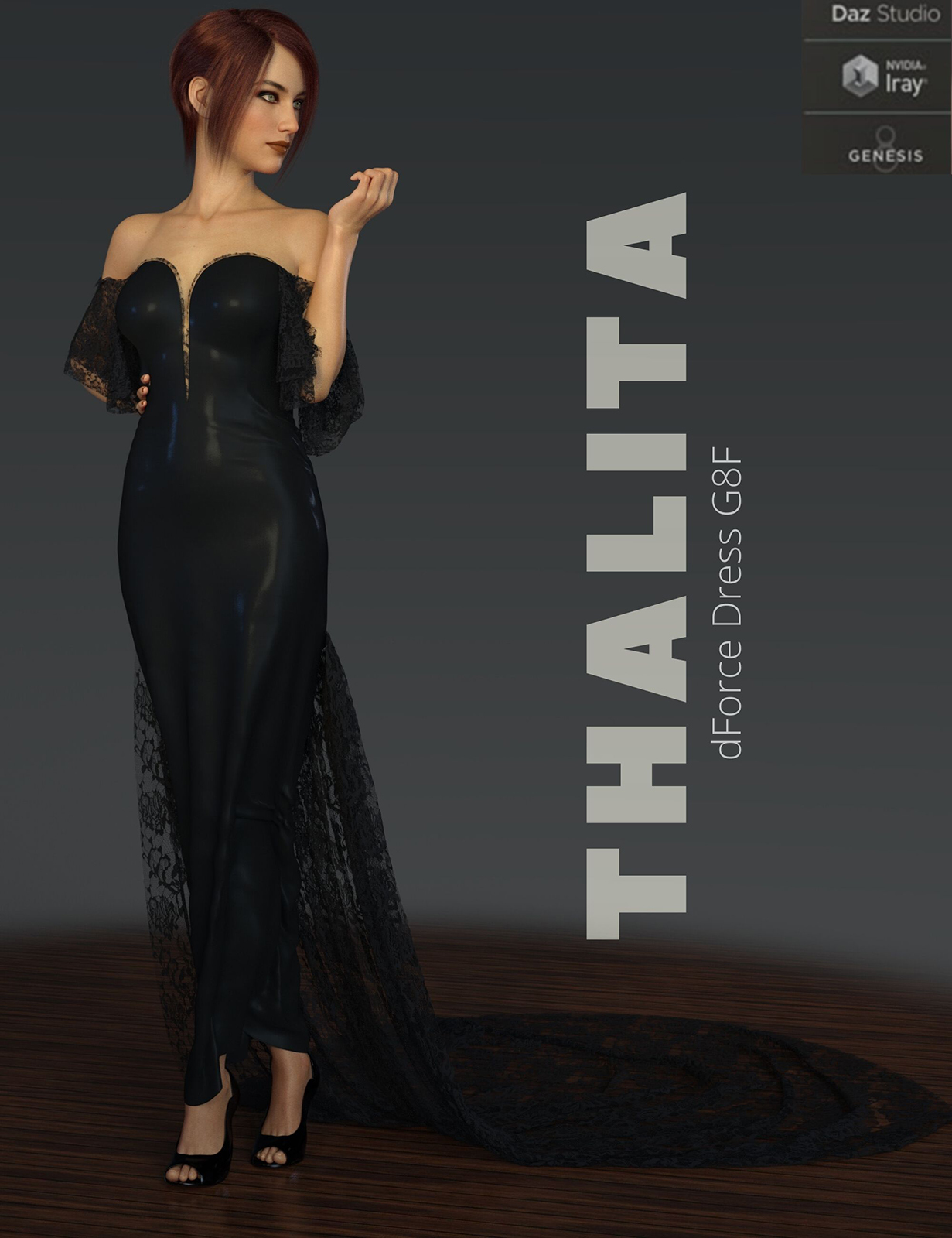 Dforce Thalita Dress G8F_DAZ3DDL