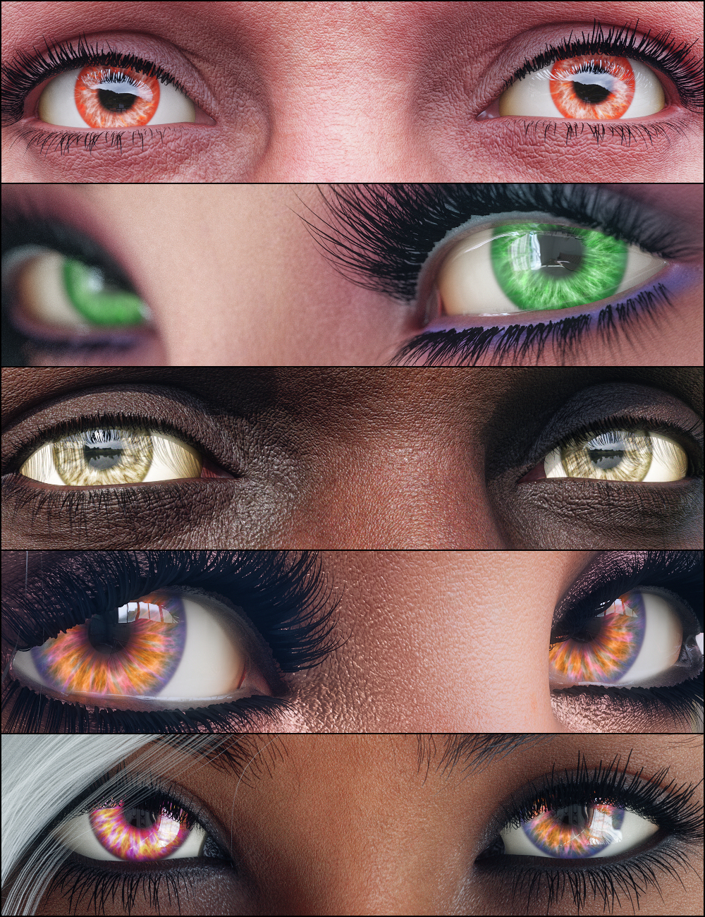 MMX Beautiful Eyes Set 13 for Genesis 9_DAZ3D下载站