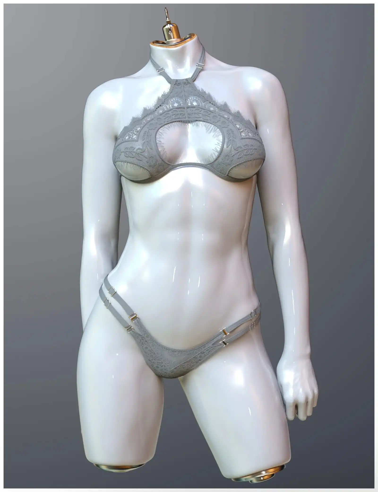 X Fashion Hollow Touch Lingerie Set for Genesis 9_DAZ3DDL