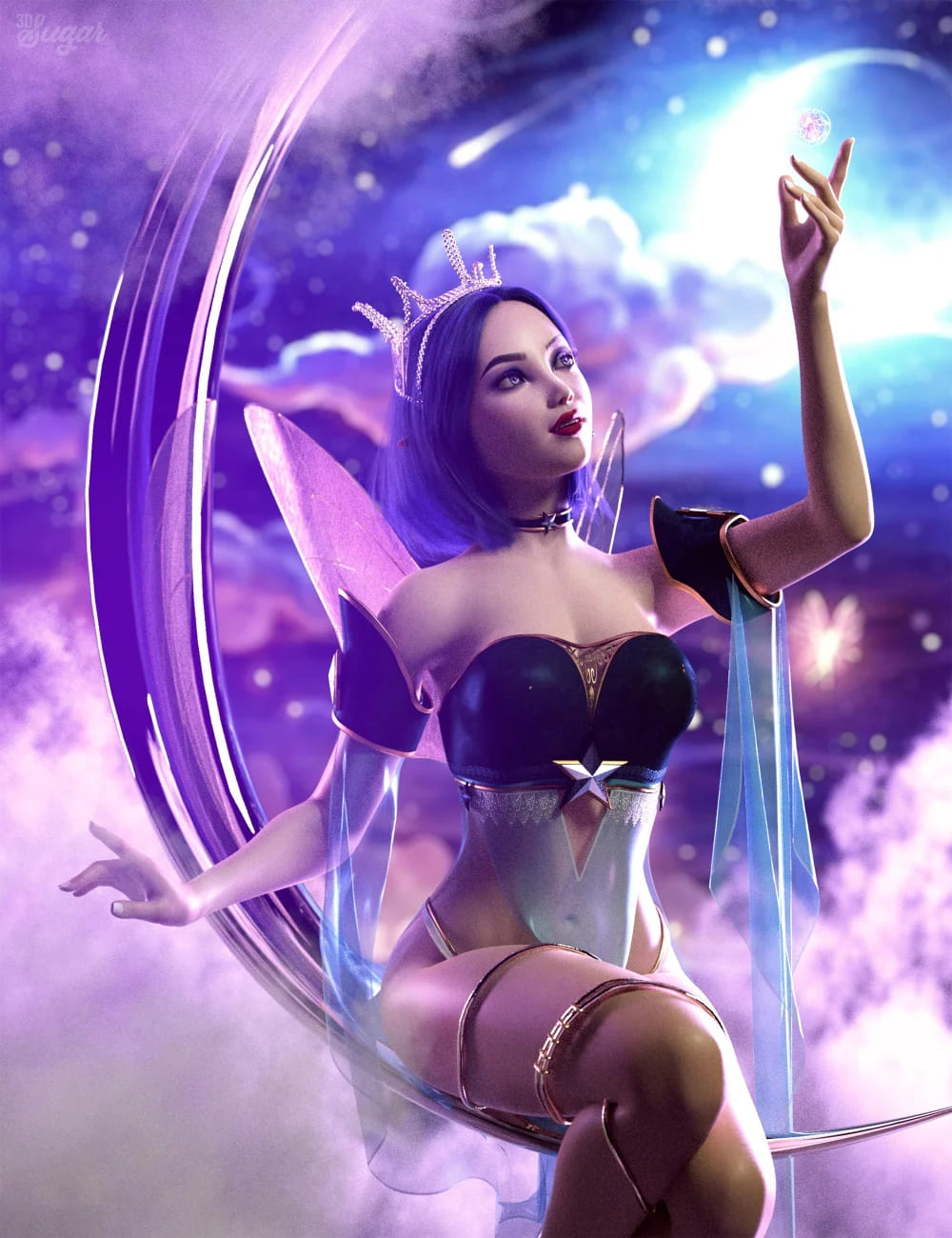101 Series: Enchanted Fairy for Genesis 8 Female_DAZ3D下载站