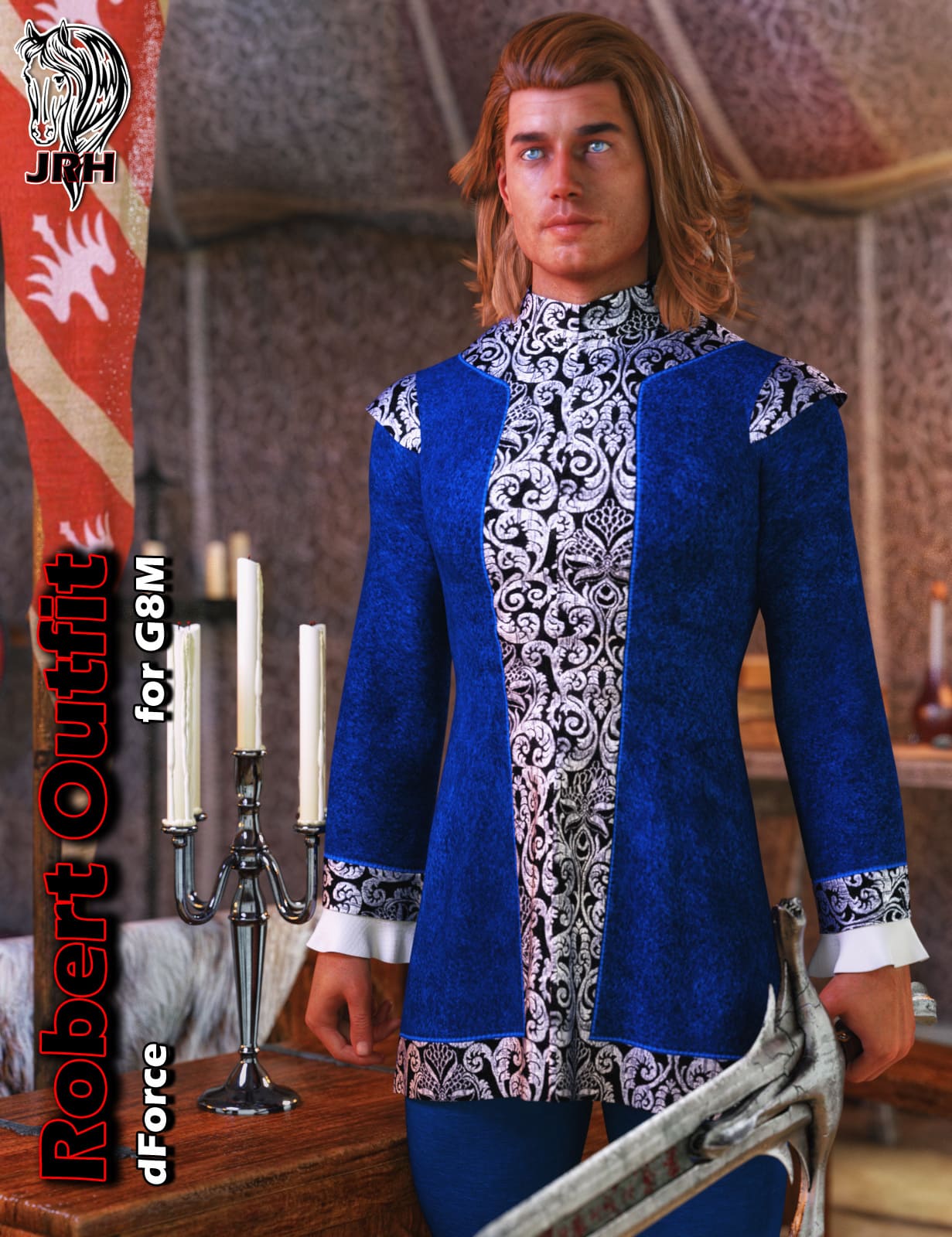 JRH dForce Robert Outfit for G8M_DAZ3D下载站