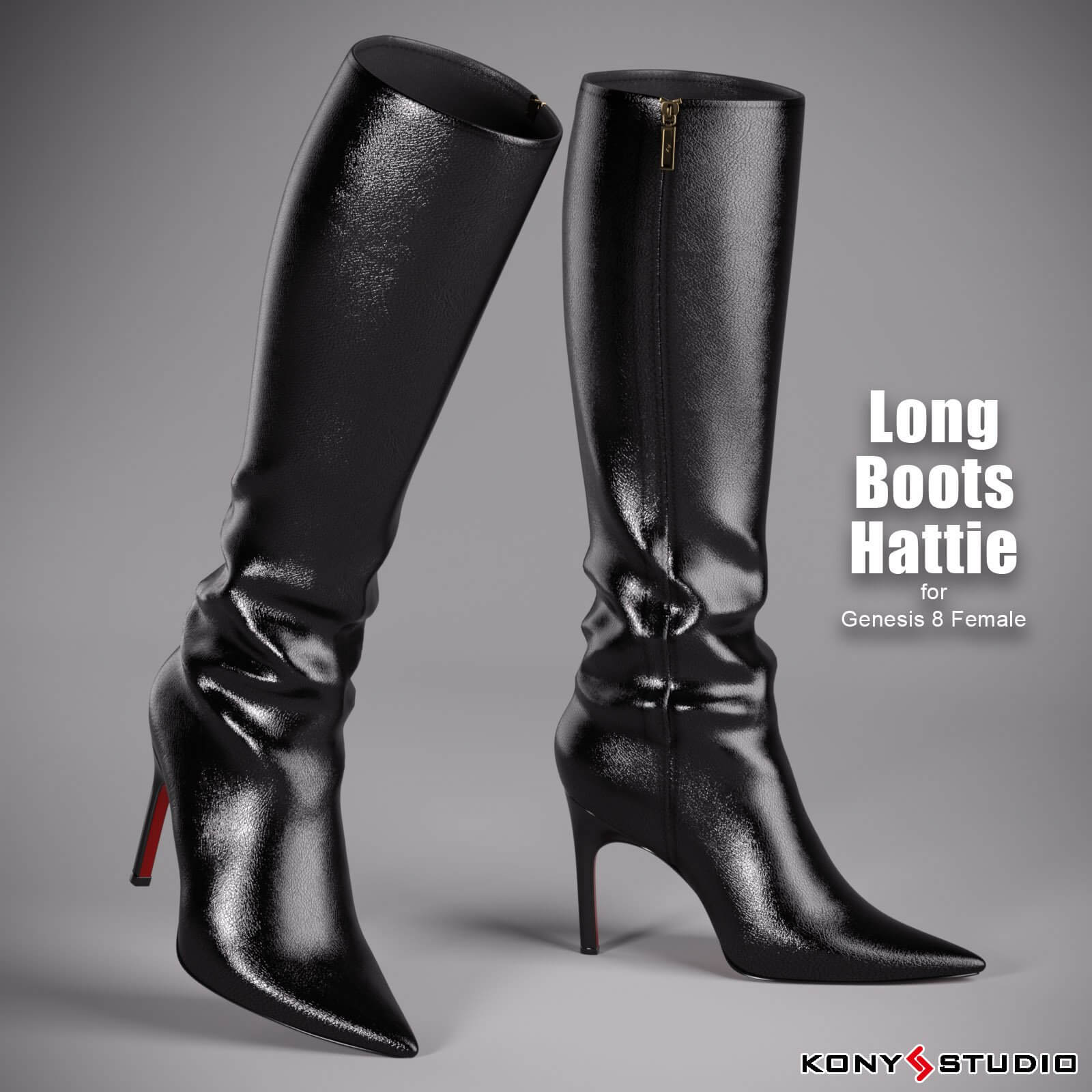 Long Boots Hattie For Genesis 8 Female_DAZ3D下载站