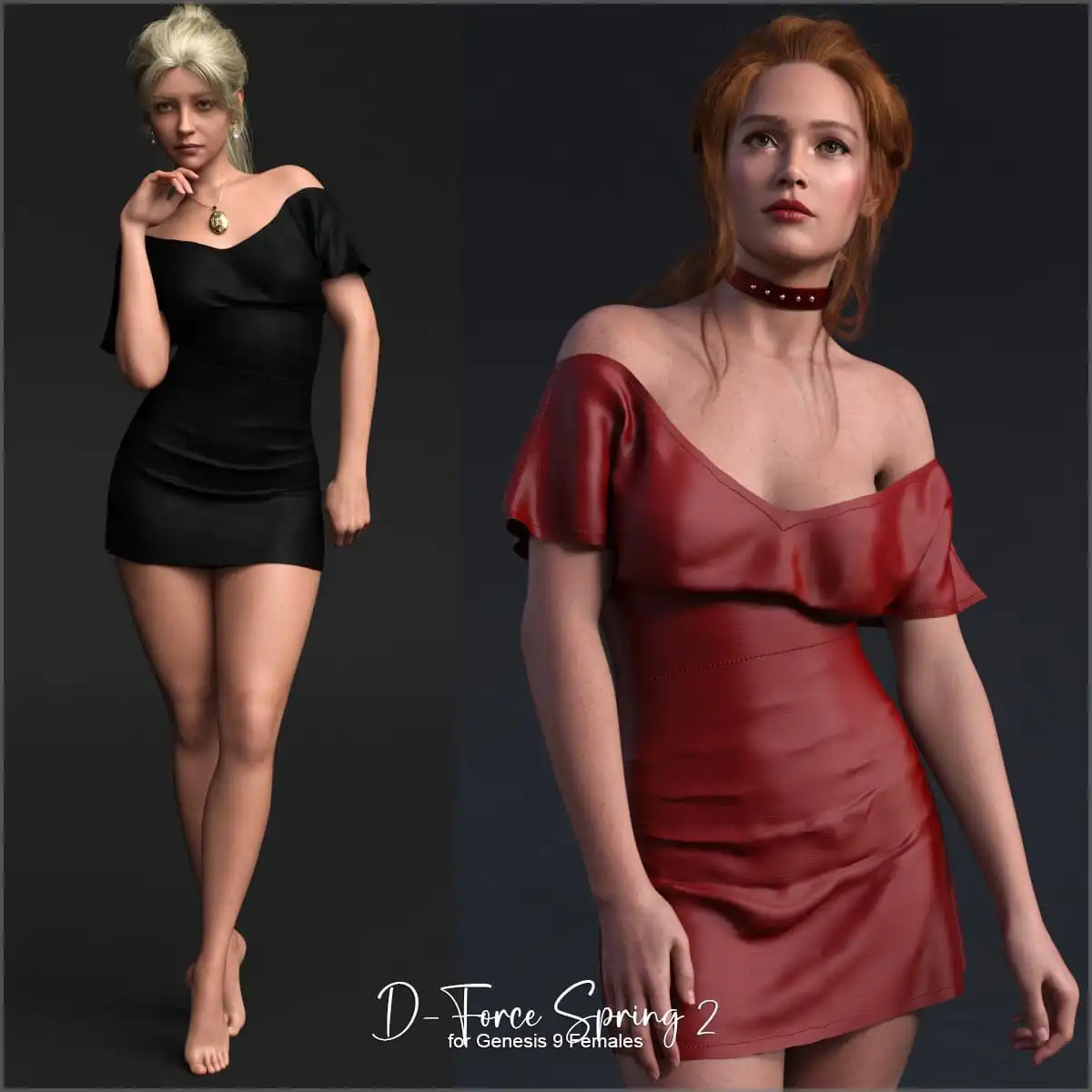 D-Force Spring 2 for Genesis 9 Females_DAZ3DDL