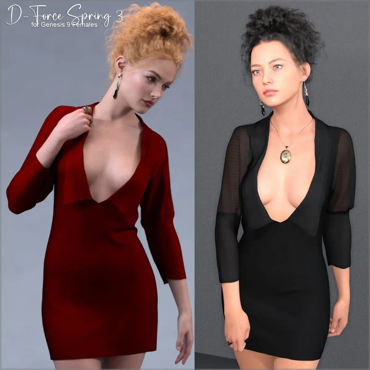D-Force Spring 3 for Genesis 9 Females_DAZ3DDL