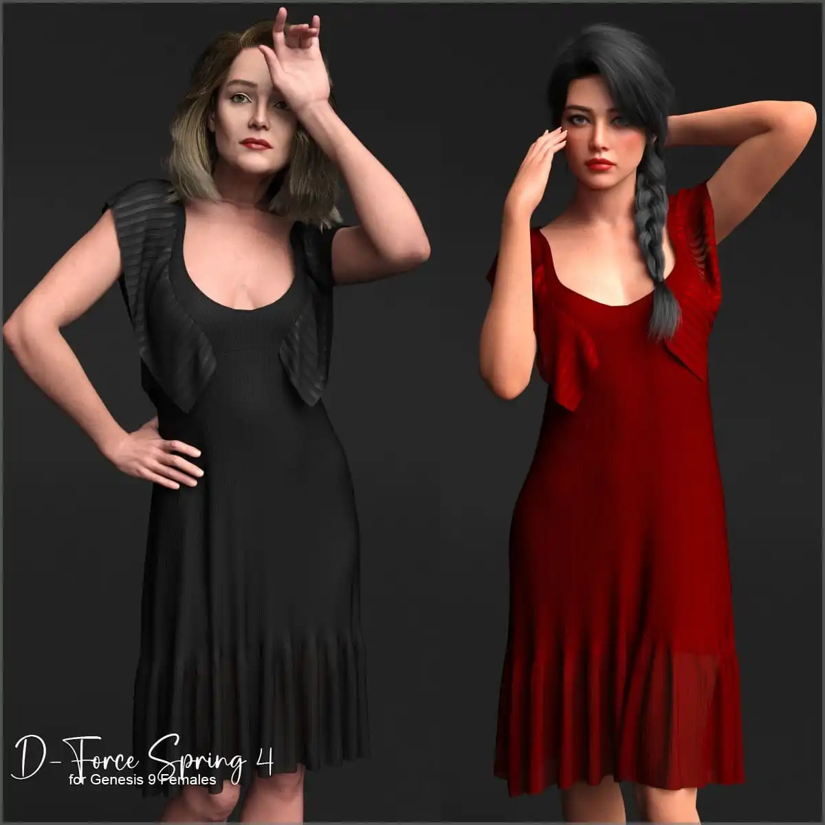 D-Force Spring 4 for Genesis 9 Females_DAZ3DDL