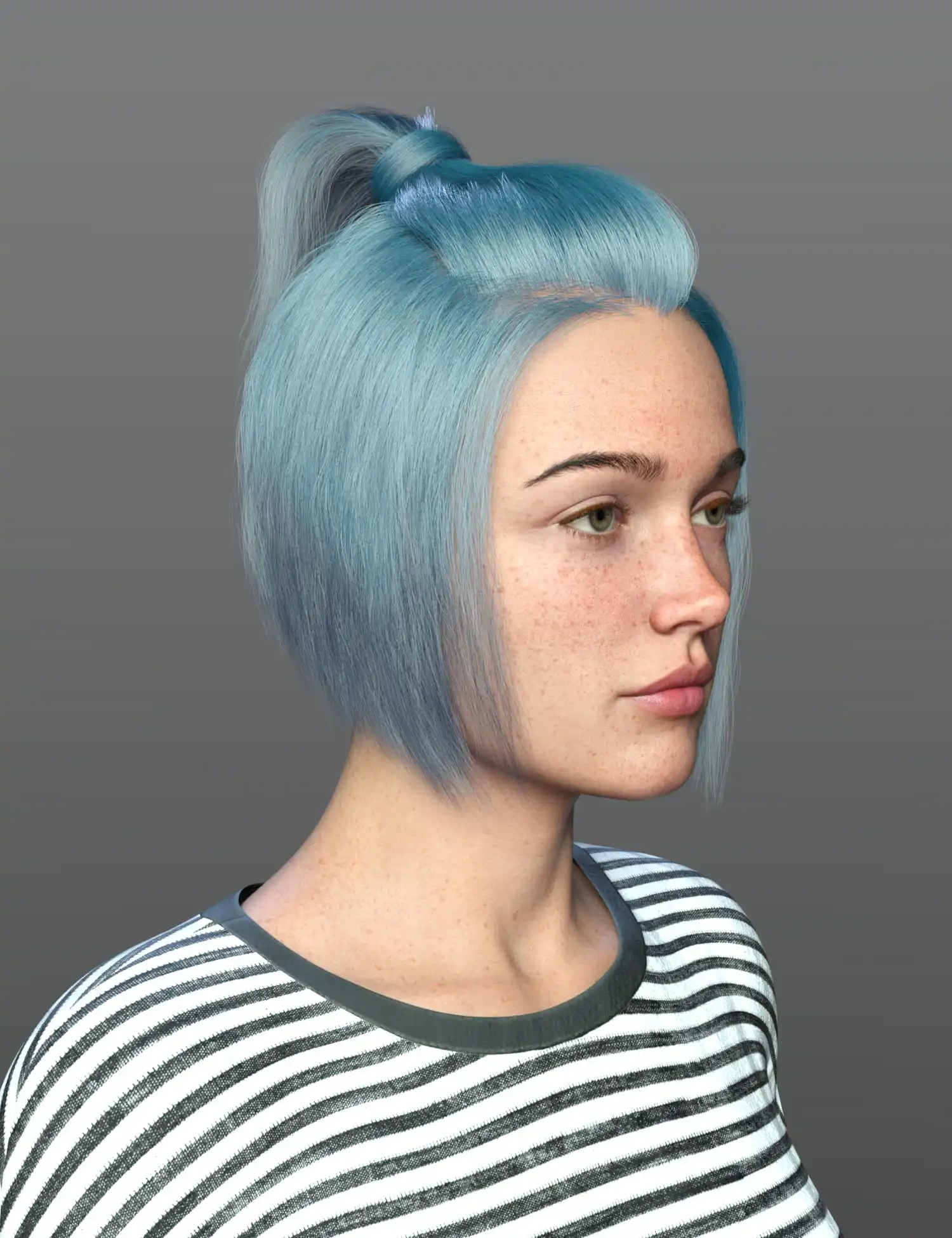 dForce SPR Elegant Hair for Genesis 9_DAZ3DDL
