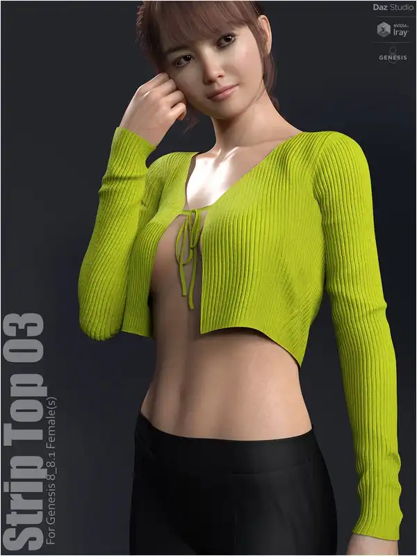 dForce Strip Top 03_DAZ3DDL