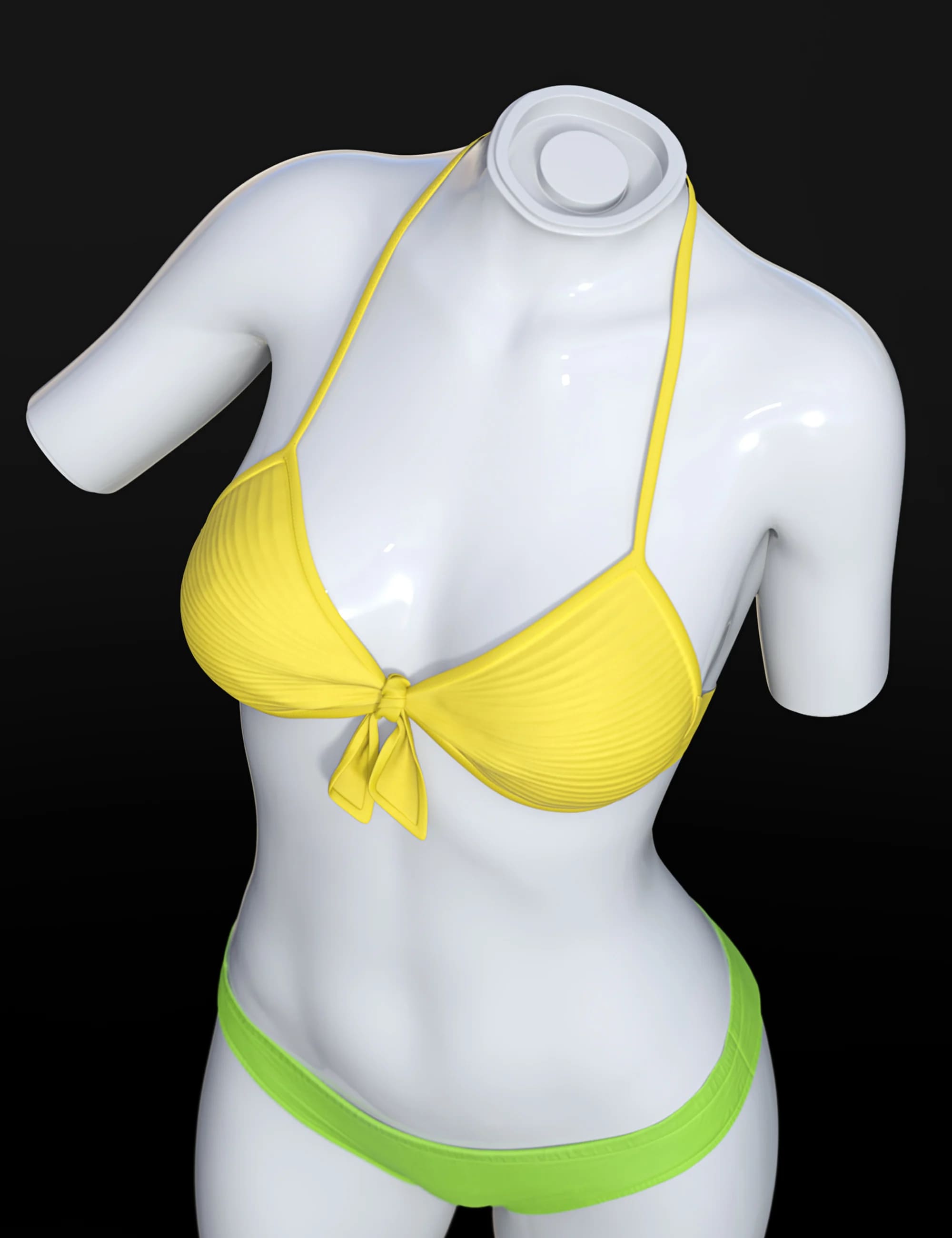 dForce SU Summer Bikini for Genesis 9, 8.1, and 8 Female_DAZ3D下载站