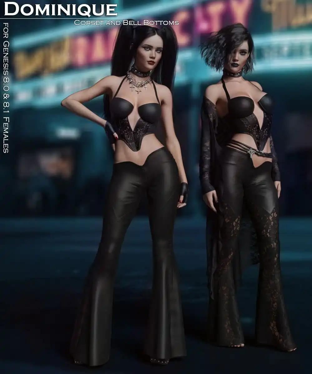 Dominique for Genesis 8/8.1 Females_DAZ3DDL