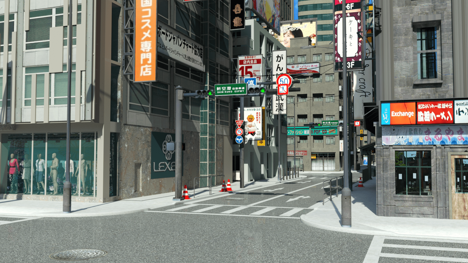 Japanese City Block for DAZ_DAZ3D下载站