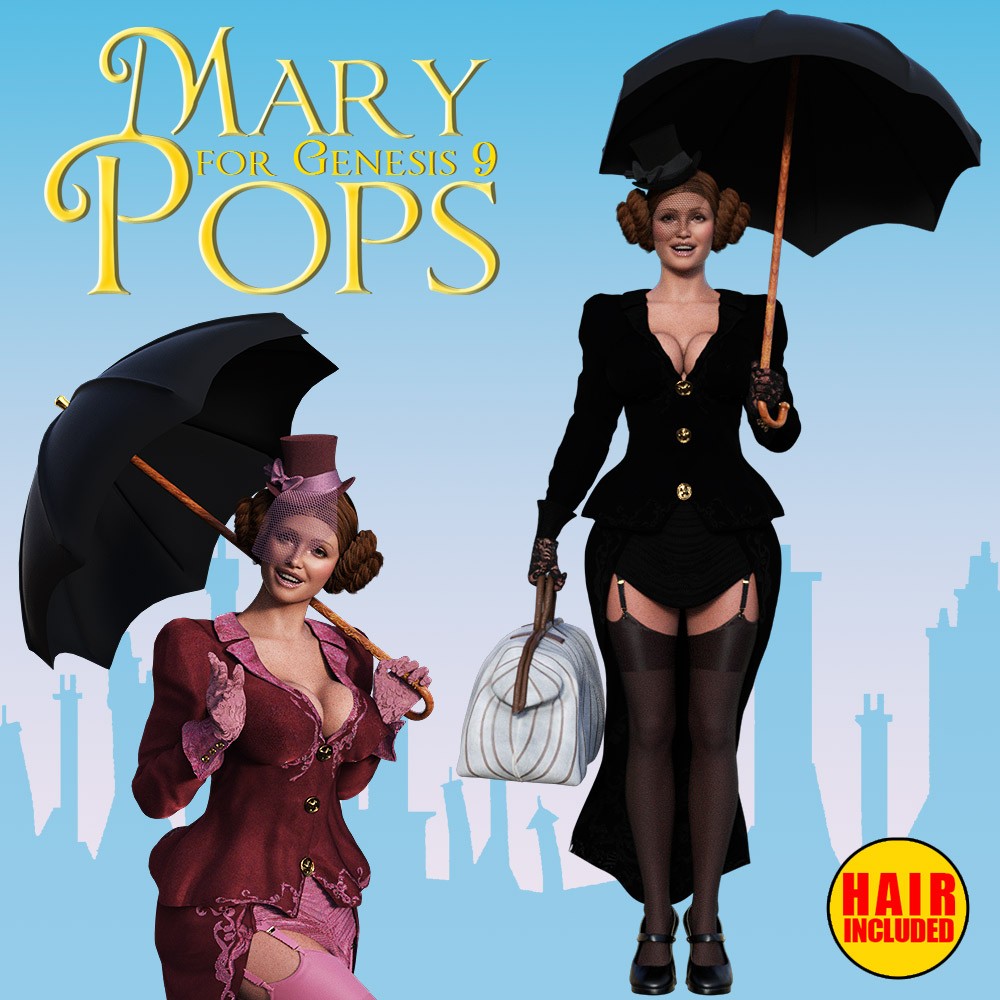 Mary Pops for G9_DAZ3D下载站