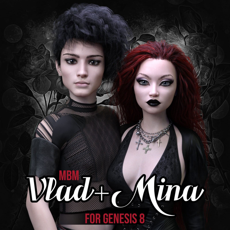MbM Vlad & Mina for Genesis 8_DAZ3D下载站