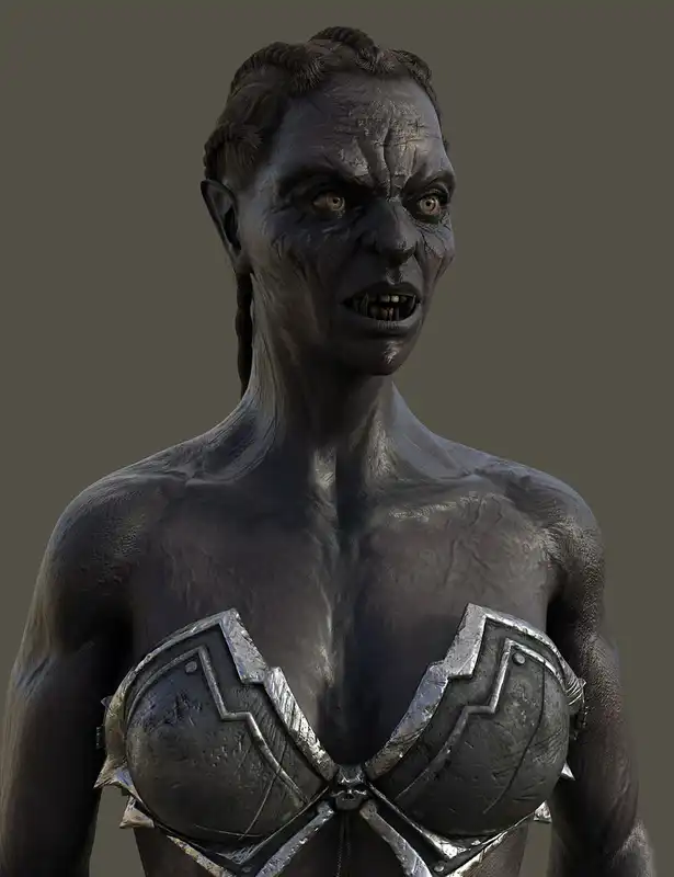Oz Wolf Feminine HD for Genesis 9_DAZ3D下载站