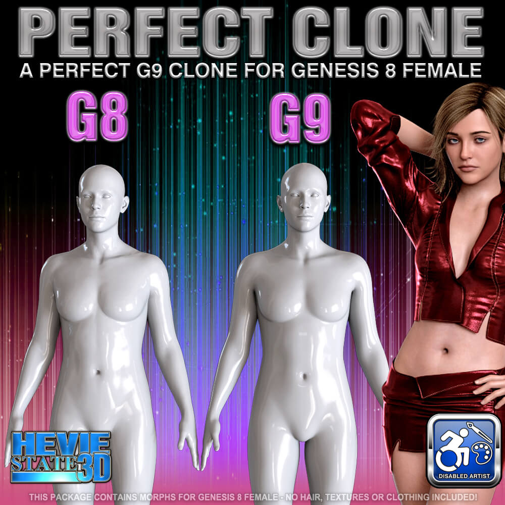 Perfect G9 Clone for Genesis 8 Female_DAZ3D下载站