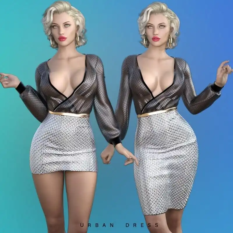 Urban Dress G8F G8.1F_DAZ3DDL