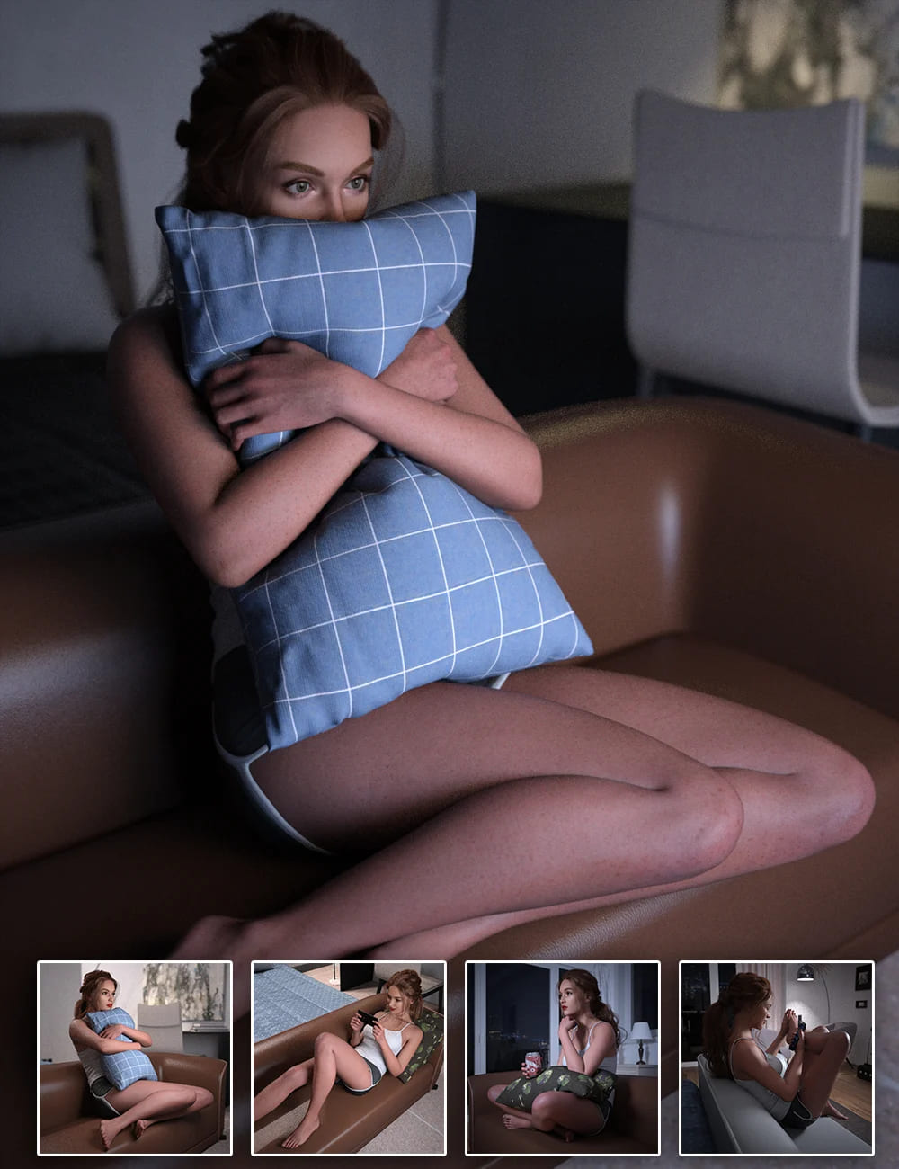 Vicky Leisure Time Prop and Pose_DAZ3D下载站