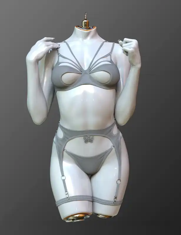 X-Fashion Butterfly Lingerie Genesis 9_DAZ3D下载站