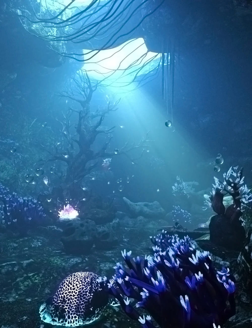 XI Underwater Cave_DAZ3D下载站