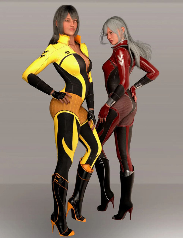 ZK Higia Sci-Fi Outfit Textures_DAZ3D下载站