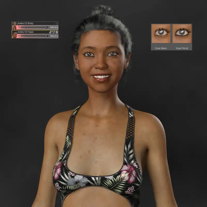 Amira V2 High Quality Textures for G8 Female_DAZ3DDL