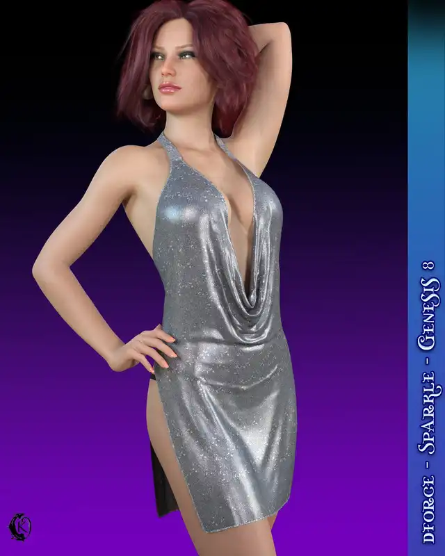 dforce – Sparkle – Genesis 8-8.1F_DAZ3DDL