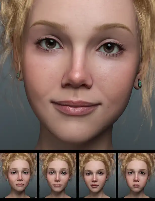 The Expression Collection for Mira 9_DAZ3DDL
