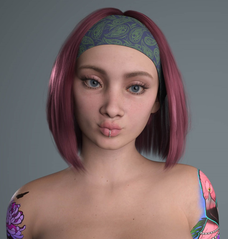 Bernice Character Morph for Genesis 8.1 Female_DAZ3D下载站