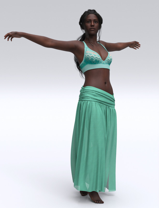 Dance – Belly Dance for Genesis 9, 8.1, and 8_DAZ3D下载站