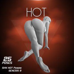 Shn Hot Poses_DAZ3D下载站