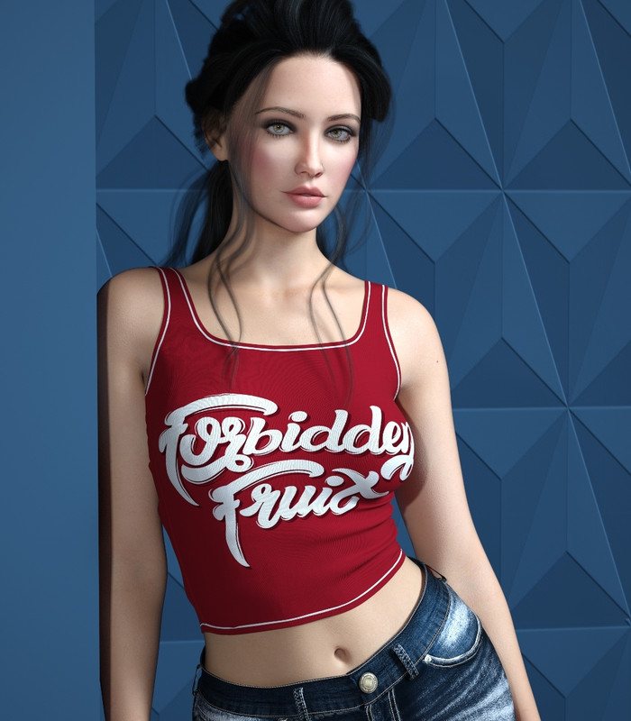 7th Ave: dForce Straps Tank for Genesis 8Fs and G9_DAZ3DDL