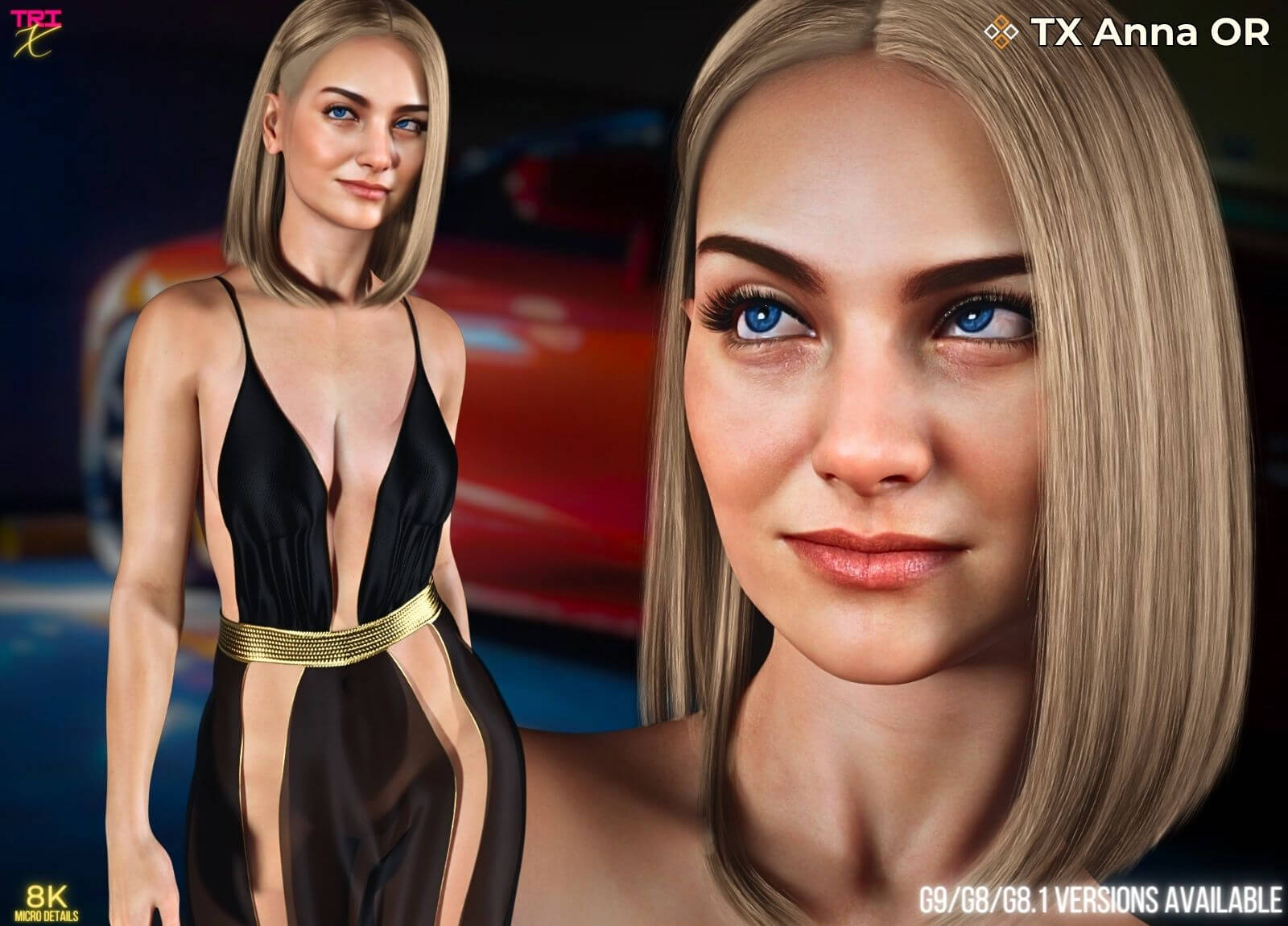 TX Anna OR Premium Pack for G9 G8 G8.1_DAZ3D下载站