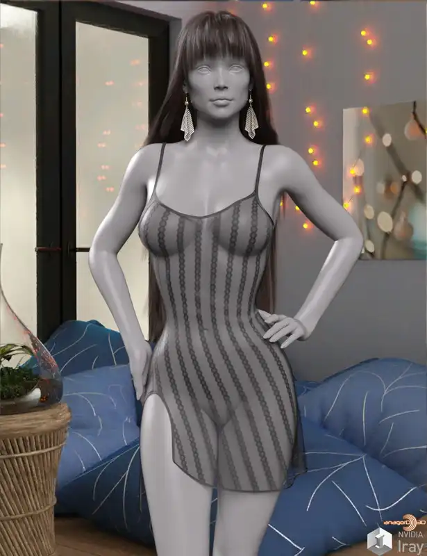 VERSUS – dForce Luxe Nightie Genesis 8-8.1F and G9_DAZ3DDL