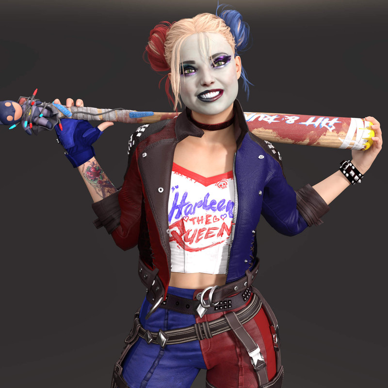 Harley Quinn for Genesis 8 Female_DAZ3D下载站