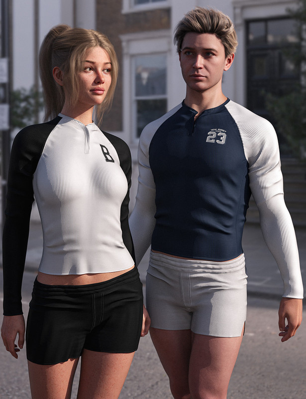 dForce Campus Casuals for Genesis 9_DAZ3DDL